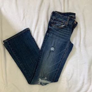 American Eagle Favorite Boyfriend Dark Wash Jeans Women’s Size 2